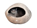Cave à chat grise 